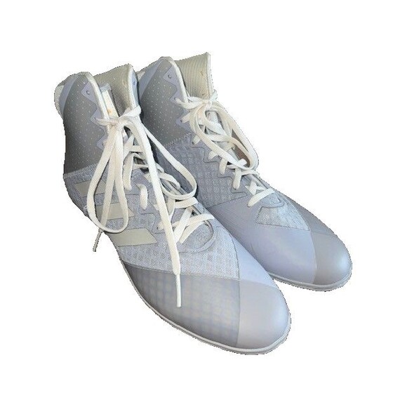 Adidas Mat Wizard 4 Grey Wrestling Shoes FU8168 US Mn’s 11.5 main image 4